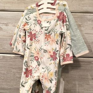 NWT baby girl set of 3 pajamas